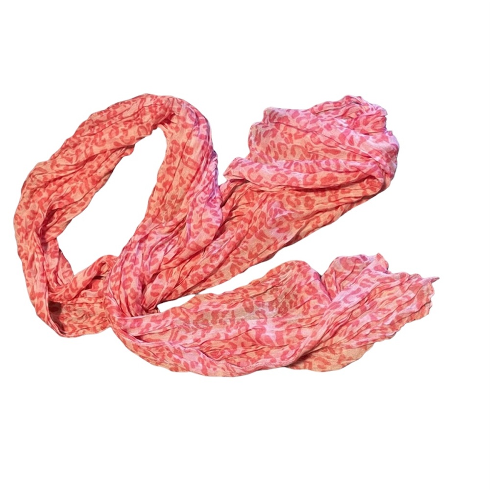 Pink Leopard Summer Scarf
